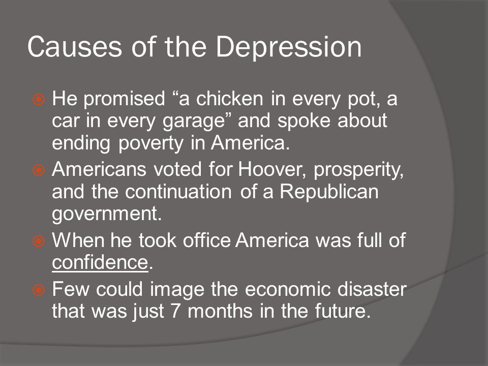 The reasons for american economic prosperity